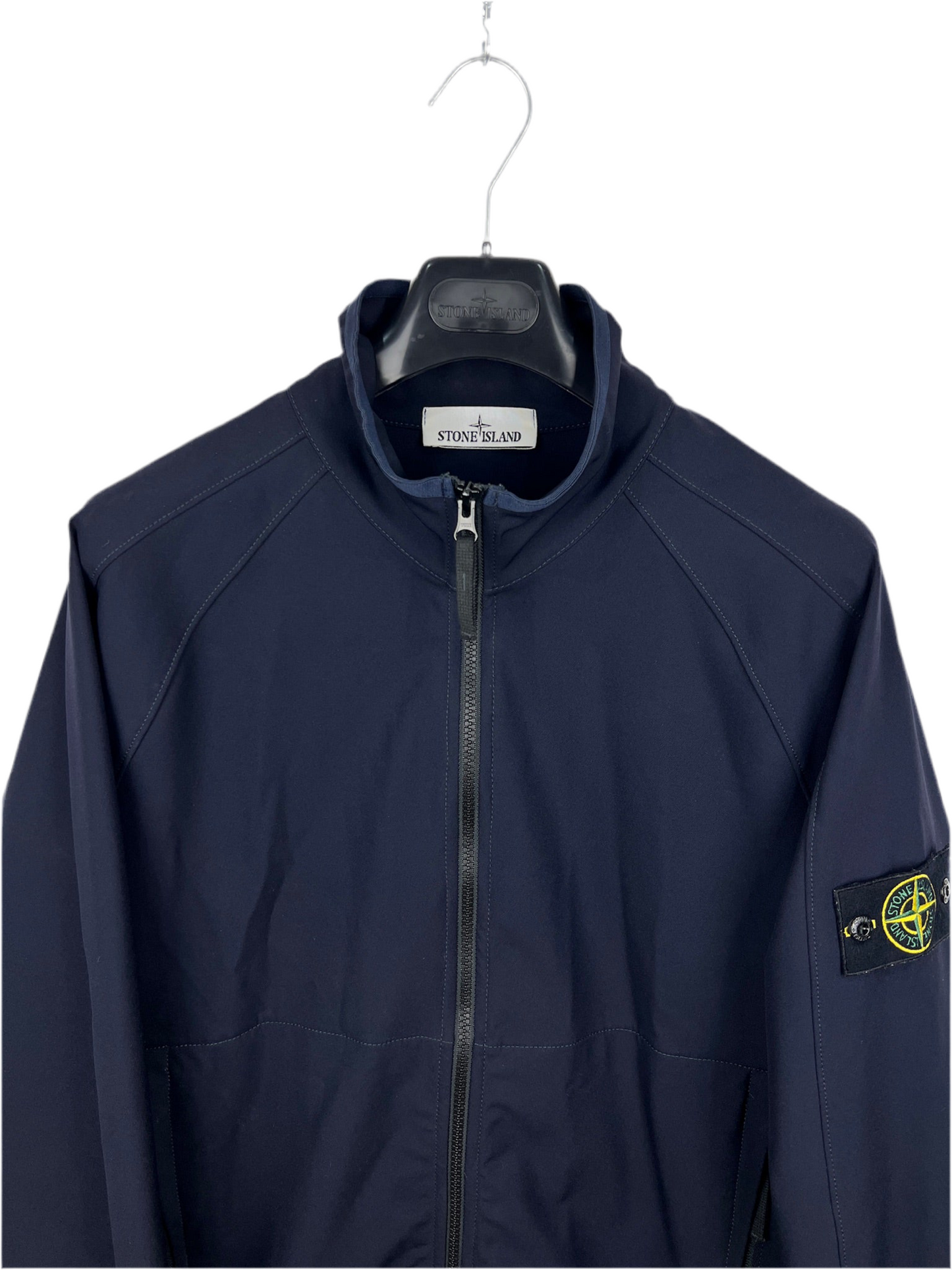 Felpa blu con zip Stone Island - Taglia L