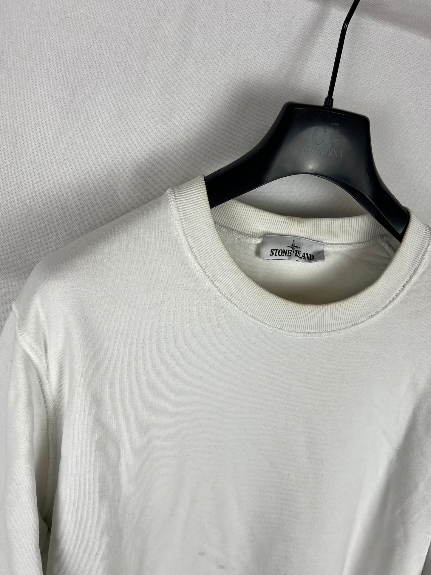Felpa bianca Stone Island - Taglia XL