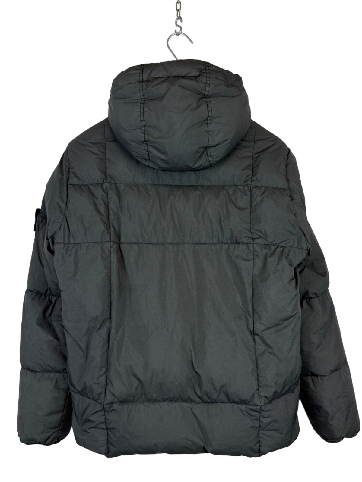 Giacca grigia Garment Dyed Crinkle Reps NY Down Stone Island - Taglia S