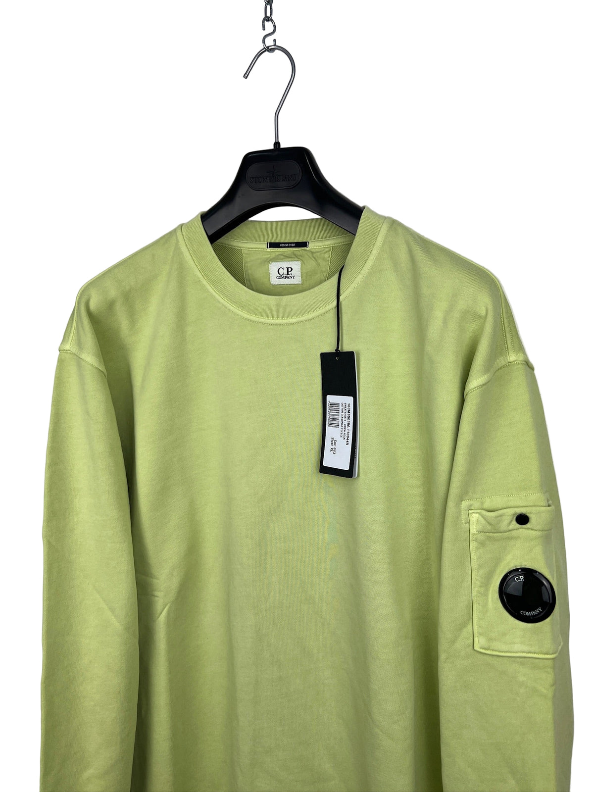 Felpa verde lime C.P. Company (nuova con cartellino) - Taglia XL