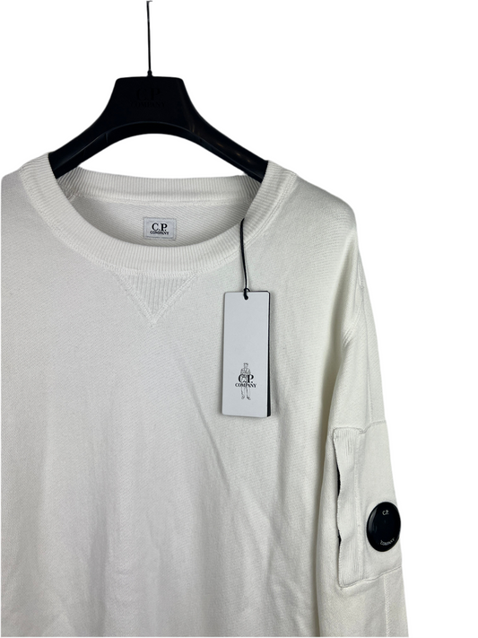Maglione bianco C.P. Company (nuovo con cartellino) - Taglia XL