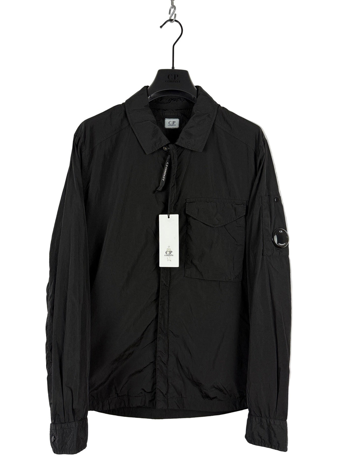 Giacca Chrome-R nera in nylon C.P. Company (nuova con cartellino) - Taglia XL