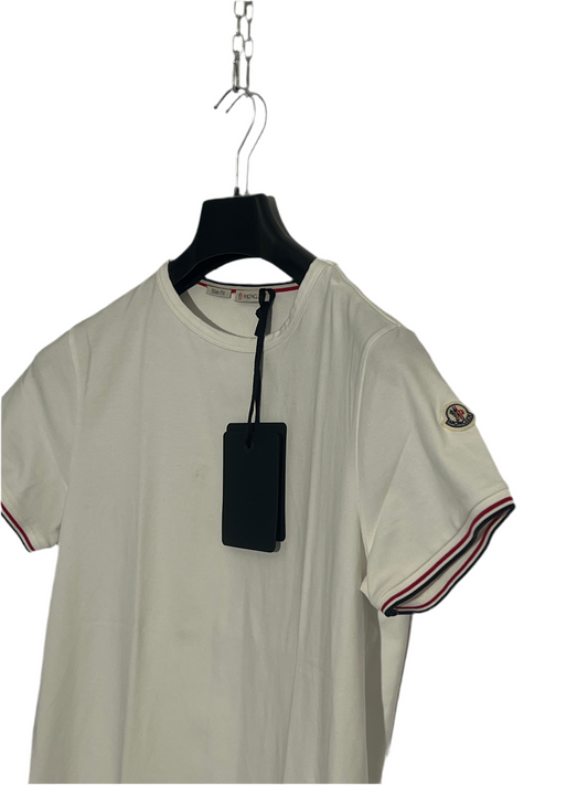 T-shirt bianca Moncler (nuova con cartellino) - Taglia M