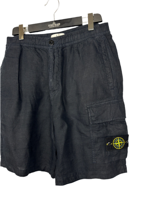 Pantaloncini di tuta neri Stone Island - Taglia W34