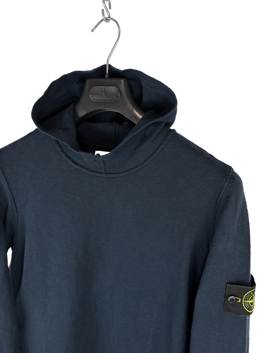 Maglione blu navy con cappuccio Stone Island - Taglia M