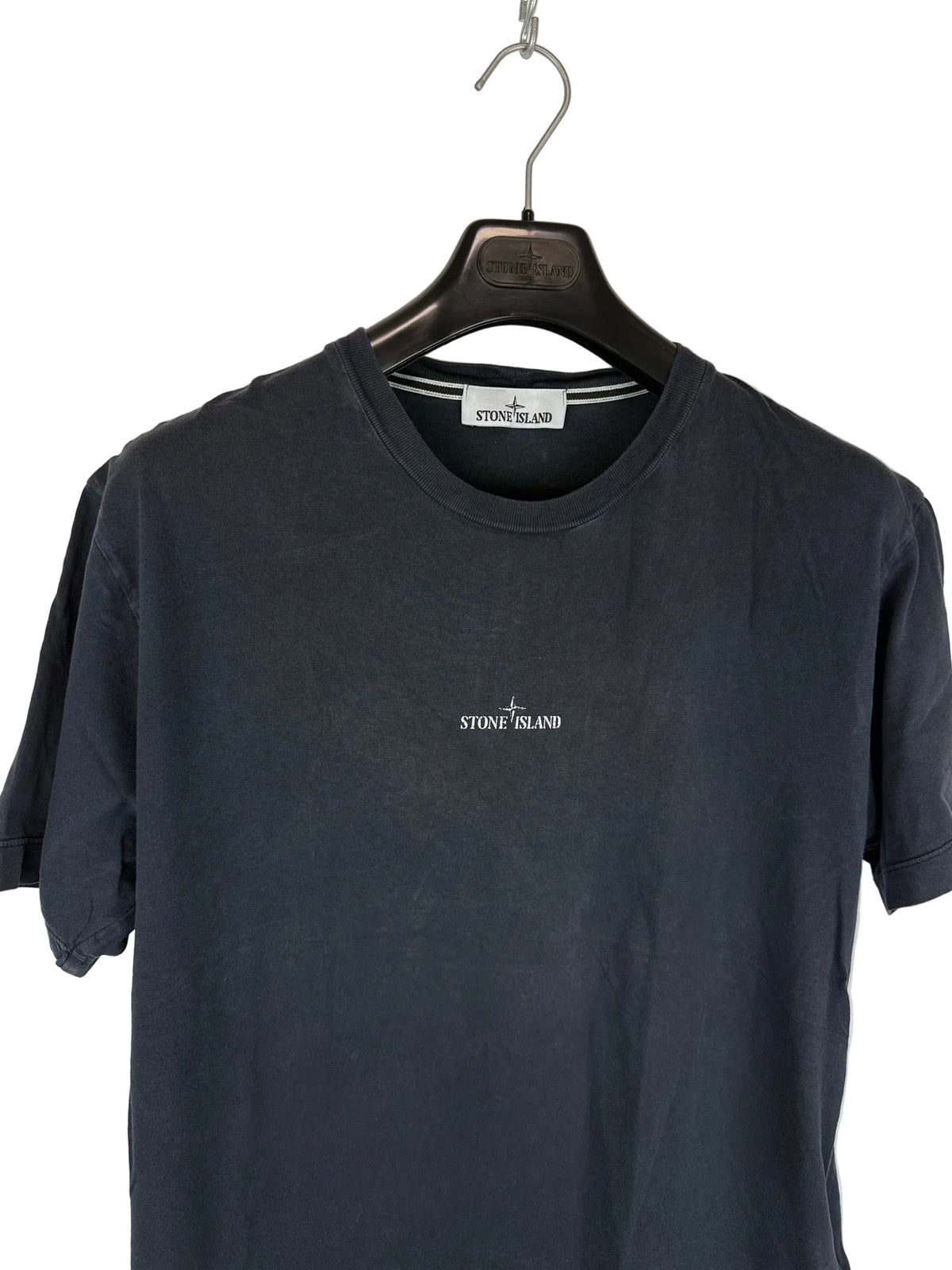 T-shirt nera con stampa Stone Island SS/2023 - Taglia L - foto 5