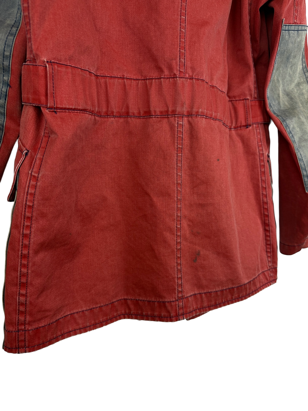 Giacca rossa in cotone e seta con fil di ferro 2010 Stone Island - Taglia L - foto 16