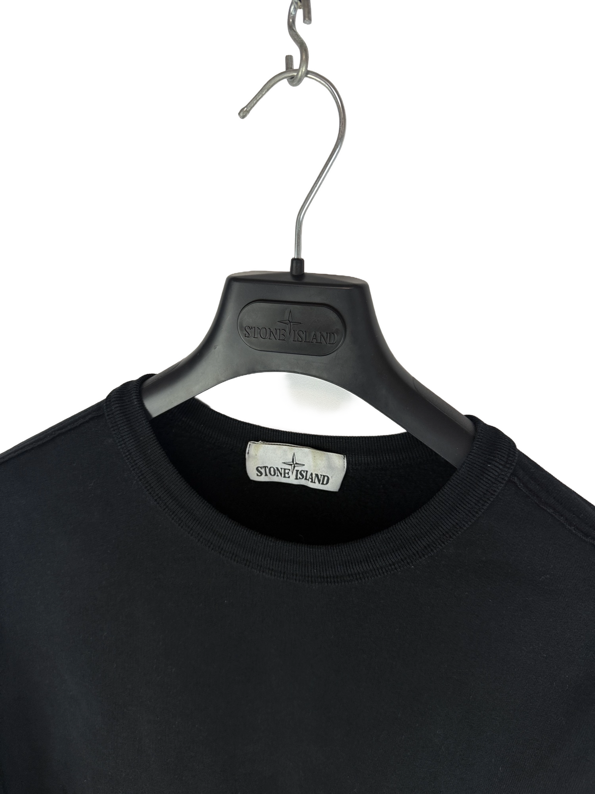 Felpa nera foderata Stone Island - Taglia M - foto 4