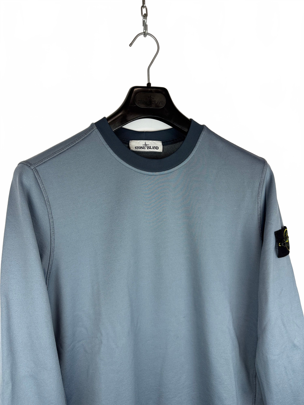 Felpa tecnica blu Stone Island - Taglia S - foto 3