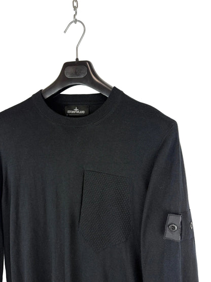 Maglione nero Stone Island Shadow Project - Taglia S