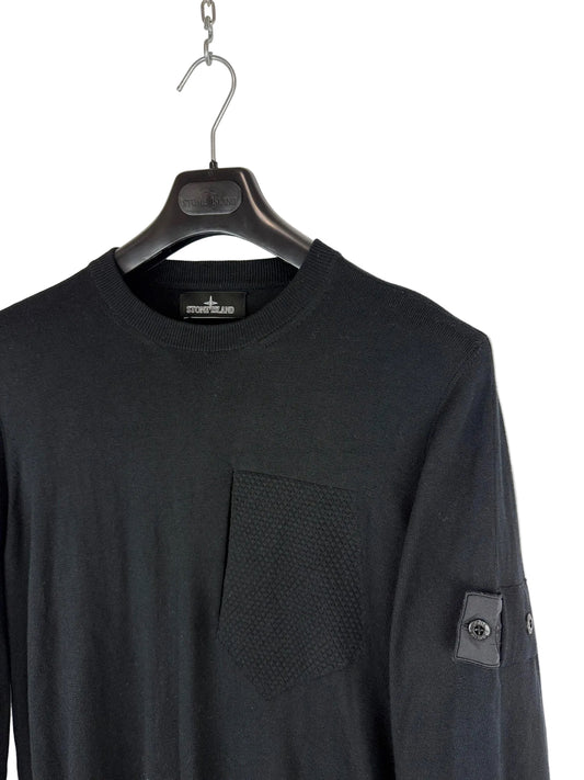 Maglione nero Stone Island Shadow Project - Taglia S