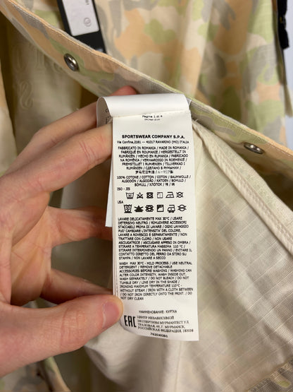 Supreme X Stone Island Camo Cotton Ripstop Reactive Ice Jacket (nuova con cartellino) - Taglia M
