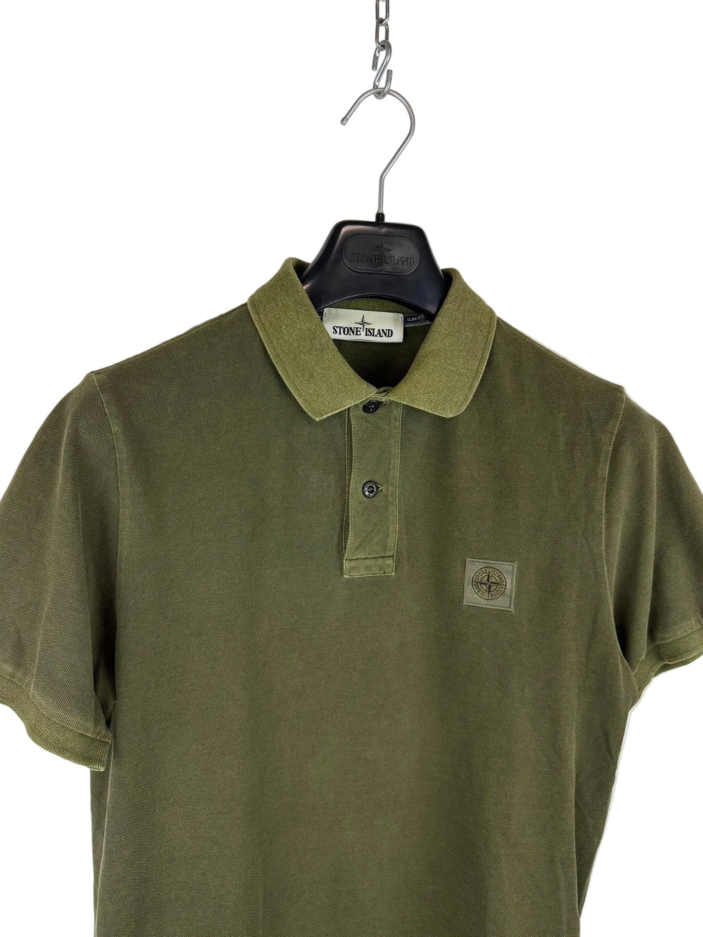 Polo verde Stone Island - Taglia M