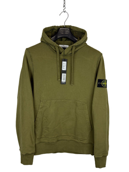 Felpa verde con cappuccio Stone Island (con cartellino) - Taglia M