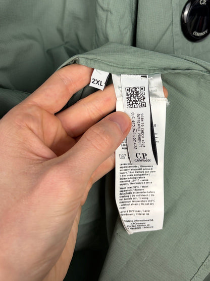 Overshirt verde con chiusura a bottoni C.P. Company (nuova con cartellino) - Taglia XXL