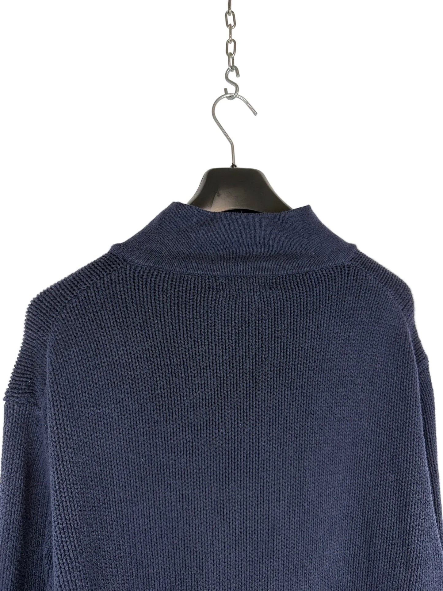 Maglione Vintage blu con zip Stone Island - Taglia XXL