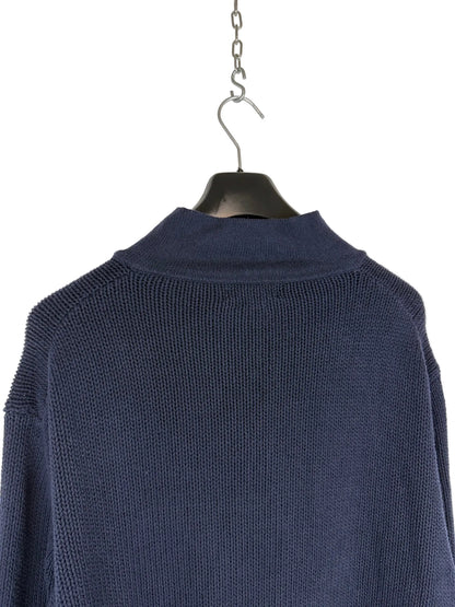 Maglione Vintage blu con zip Stone Island - Taglia XXL