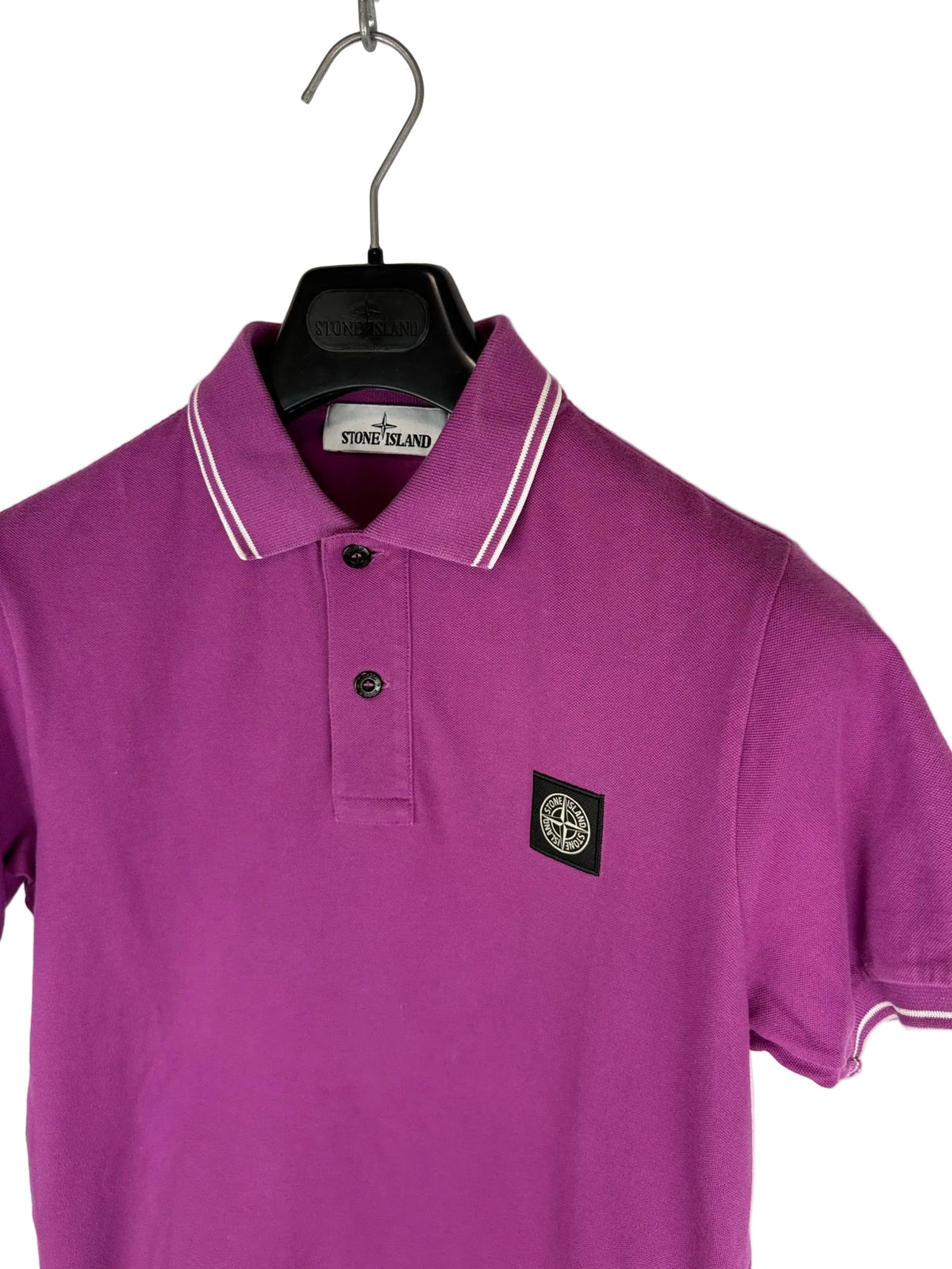 Polo fucsia a maniche corte Stone Island - Taglia S - foto 2
