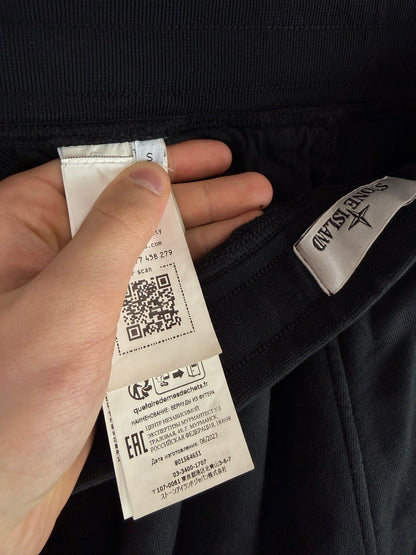 Pantaloncini di tuta neri Stone Island - Taglia S