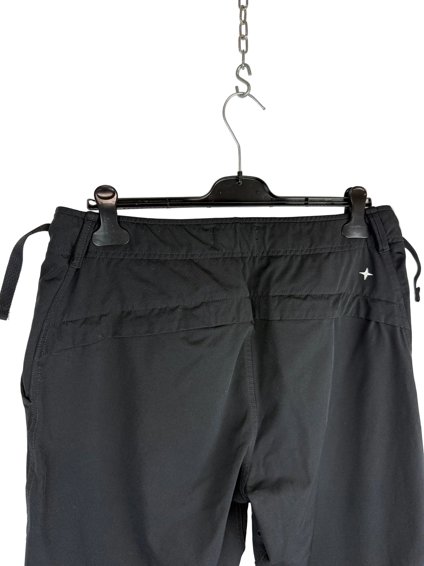 Pantaloni neri in nylon tecnico Soft Shell Stellina Stone Island - Taglia W32