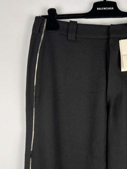 Pantaloni da donna neri Balenciaga (nuovi con cartellino) - Taglia 52