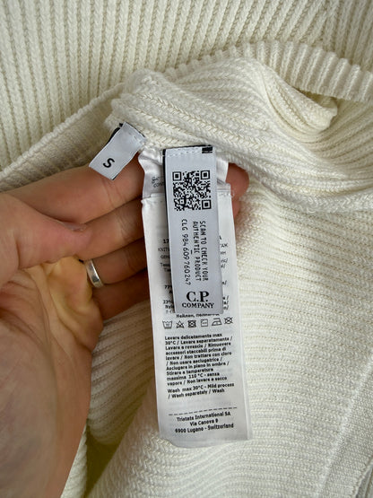 Maglione dolcevita bianco-panna C.P. Company - Taglia S