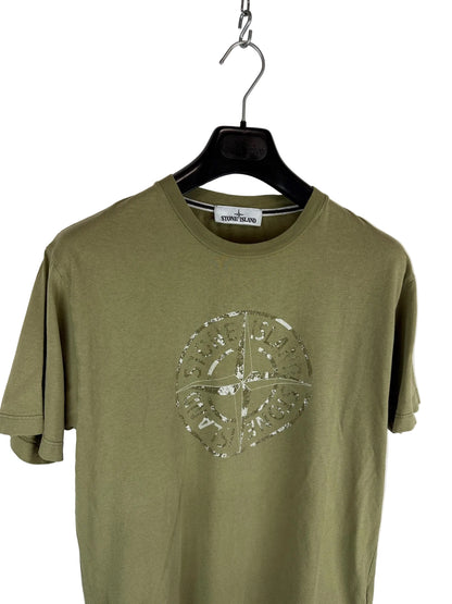 T-shirt verde Stone Island - Taglia M