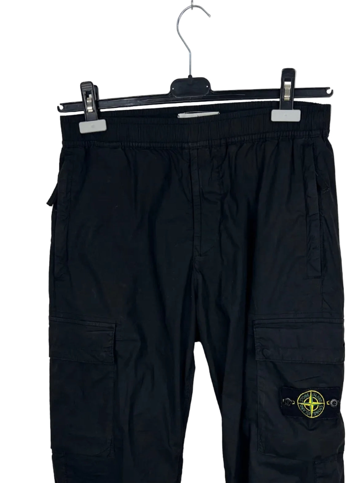 Pantaloni cargo neri Stone Island - Taglia W30
