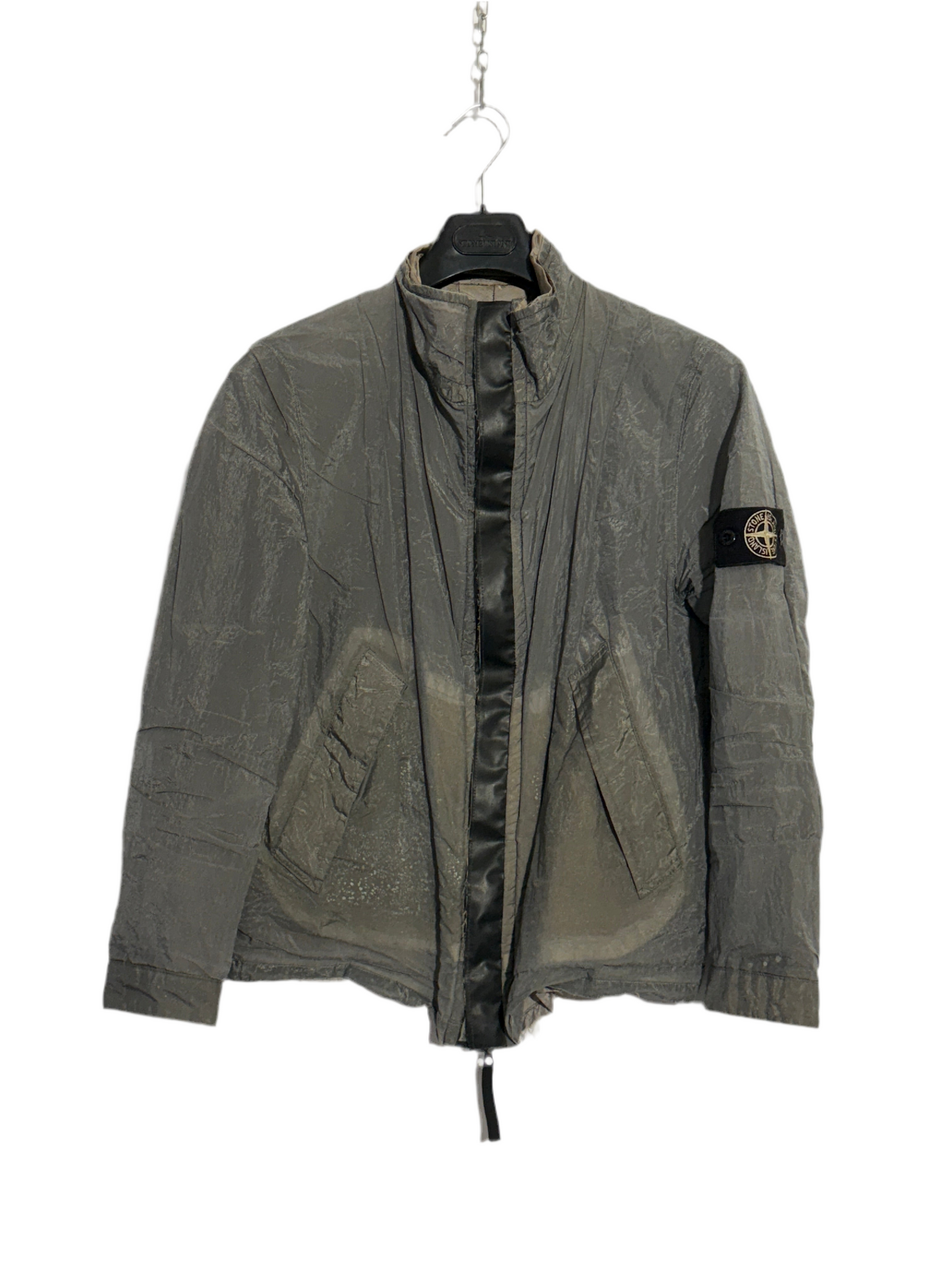 Giacca Vintage “Pure Metal Shell” del 2000 in Nylon metal Stone Island - Taglia M