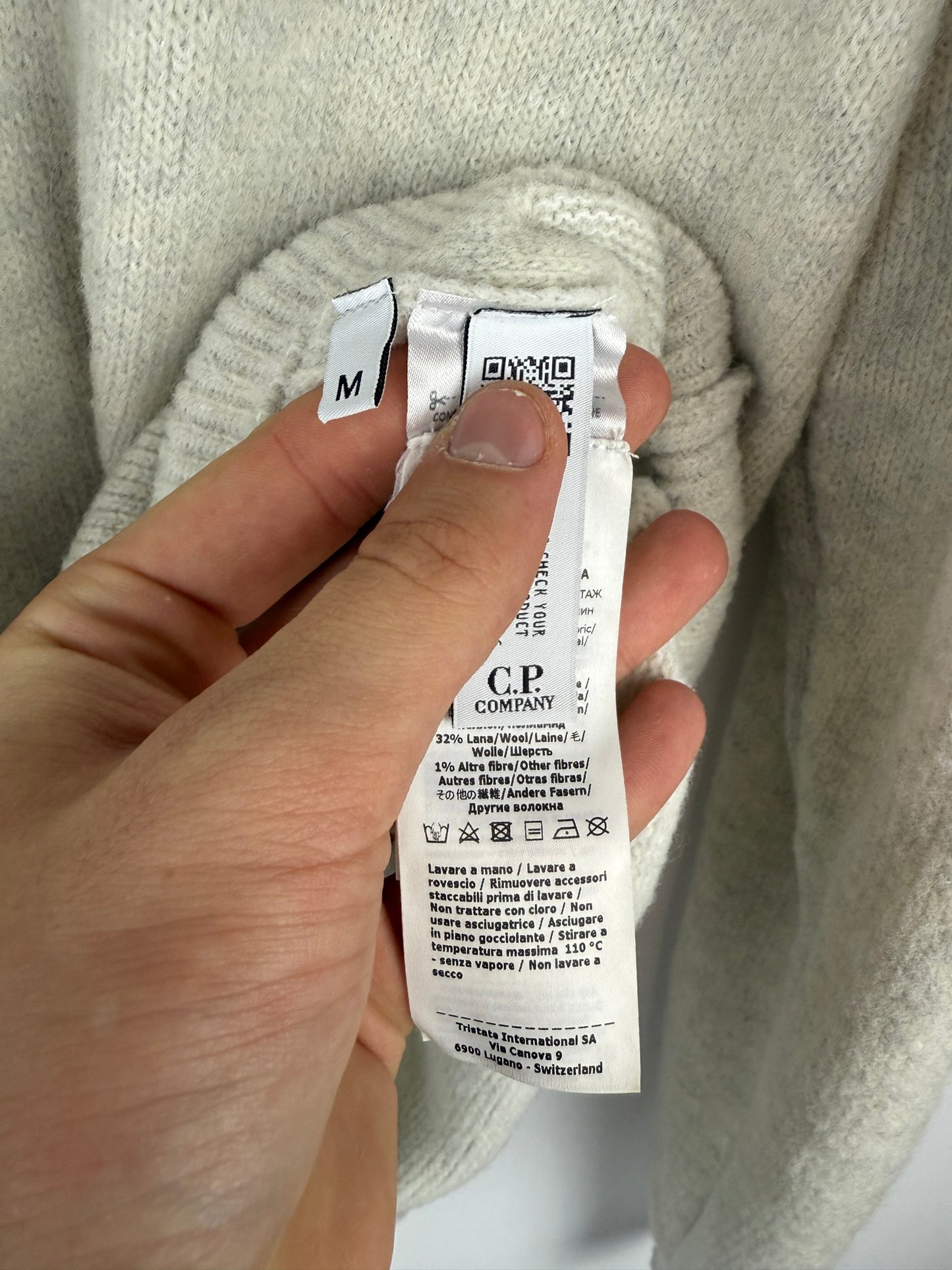 Maglione bianco sporco C.P. Company (nuovo con cartellino) - Taglia M