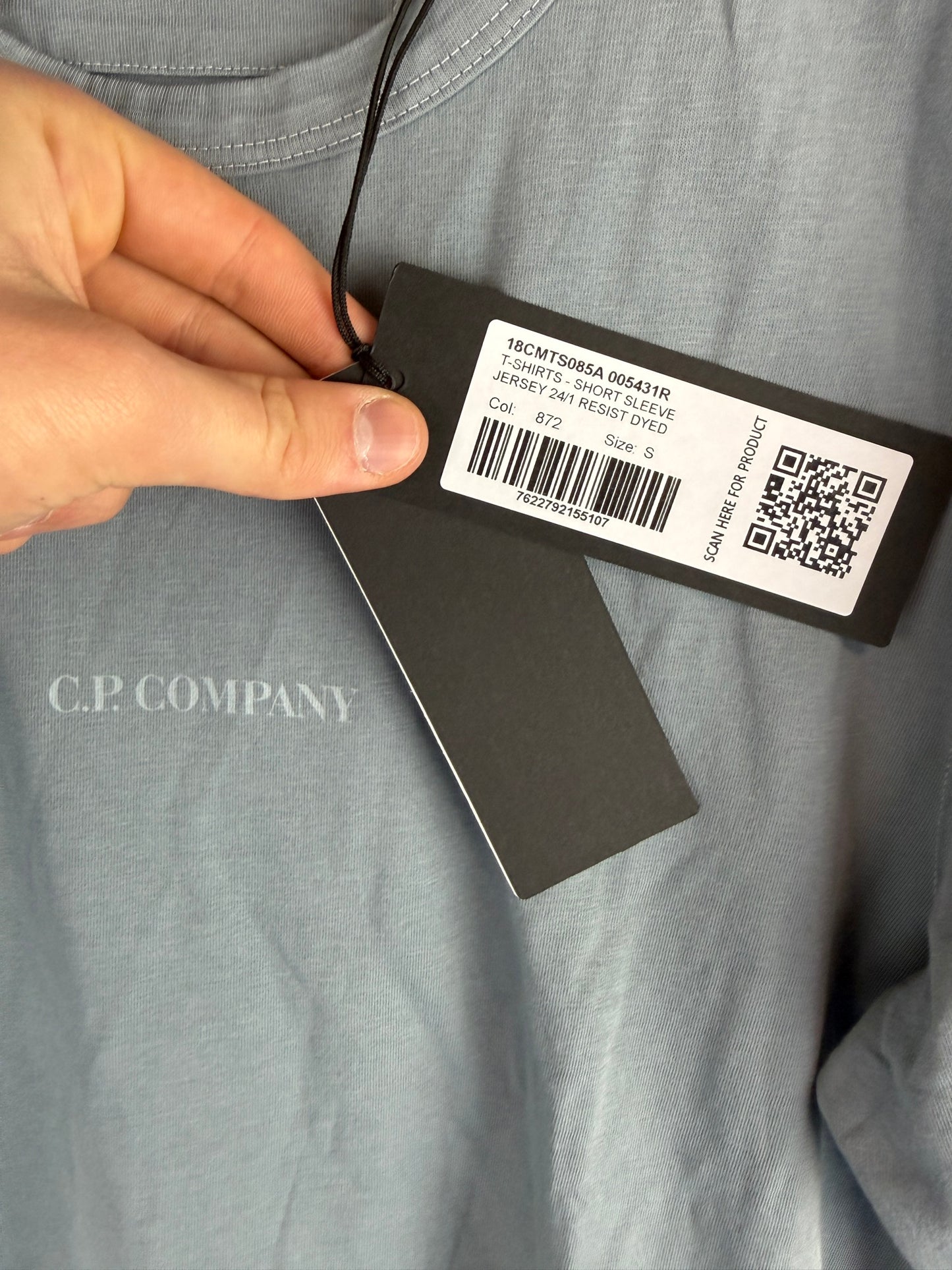 T-shirt blu C.P. Company (nuova con cartellino) - Taglia S