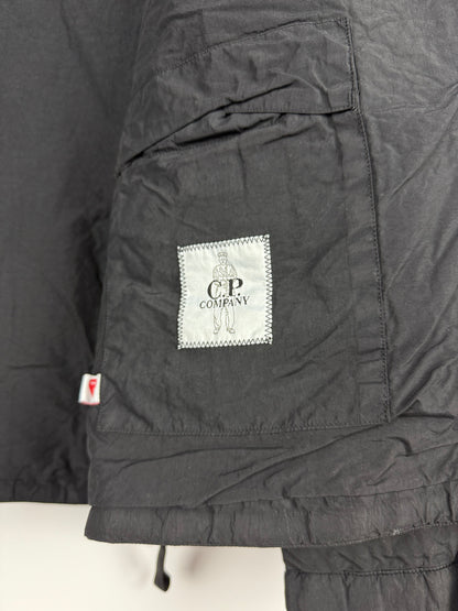 Giacca Flatt Nylon nera in Primaloft C.P. Company (nuova con cartellino) - Taglia L