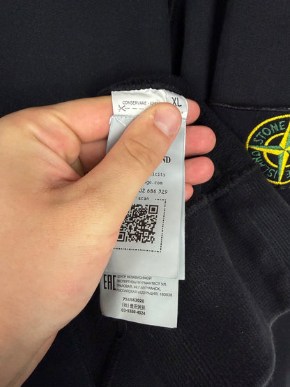 Felpa nera Stone Island - Taglia XL