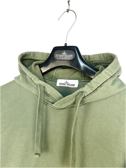 Felpa verde con cappuccio Stone Island - Taglia S