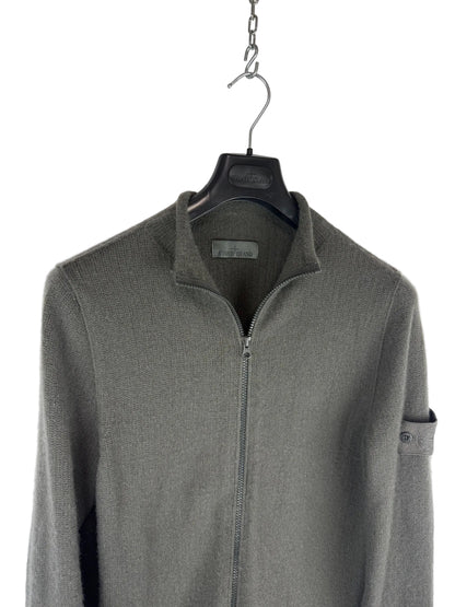 Maglione Ghost grigio con zip Stone Island - Taglia M
