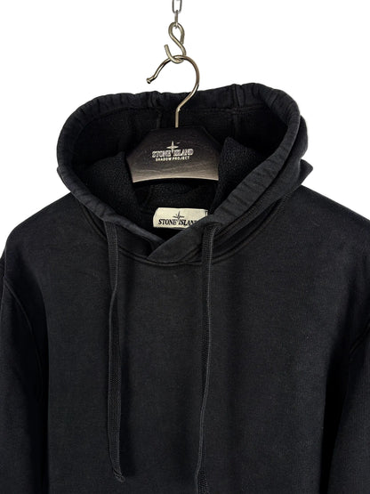 Felpa nera con cappuccio Stone Island - Taglia M
