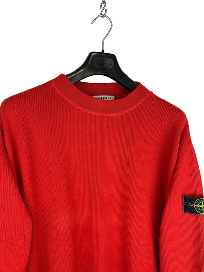 Maglione rosso Vintage Stone Island - Taglia L
