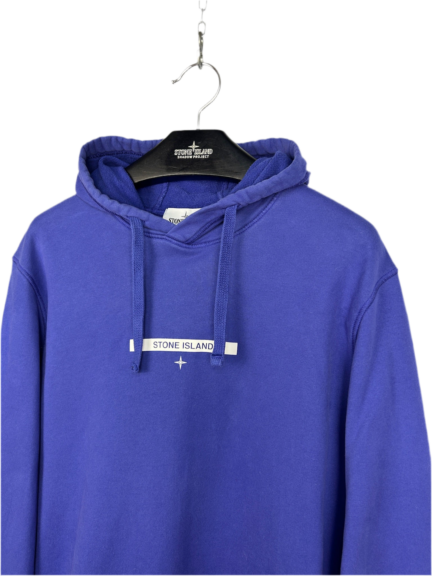 Felpa blu con cappuccio Stone Island - Taglia L