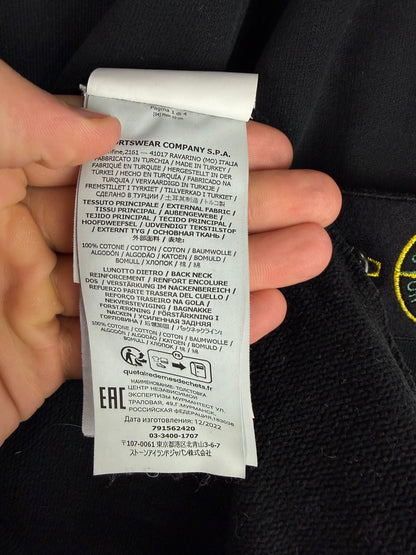Felpa nera Stone Island - Taglia M