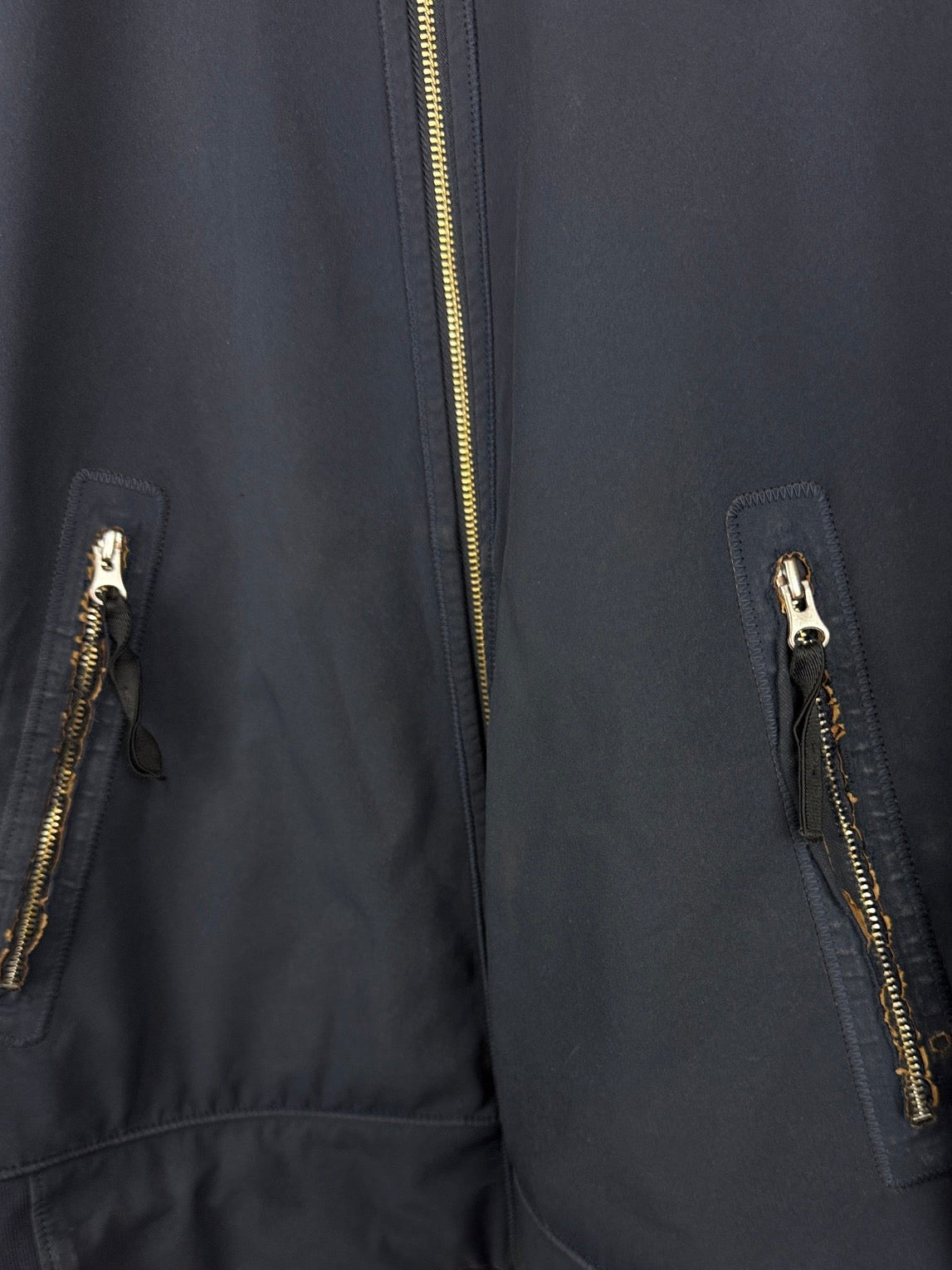 Giacca Light Soft Shell-R blu navy con zip e cappuccio Stone Island - Taglia L
