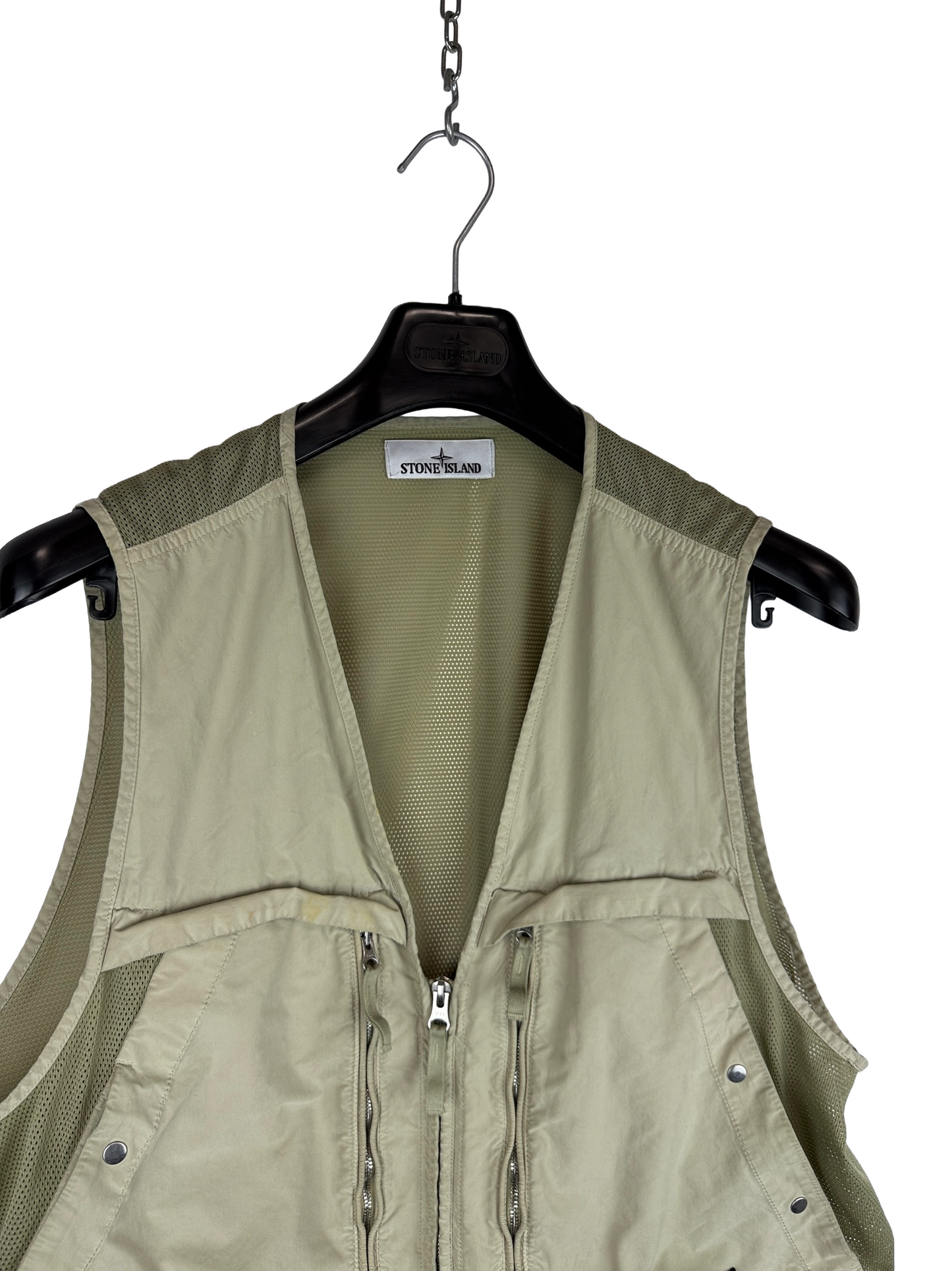 Giacca smanicato David Light-TC Poly Net Stone Island - Taglia M