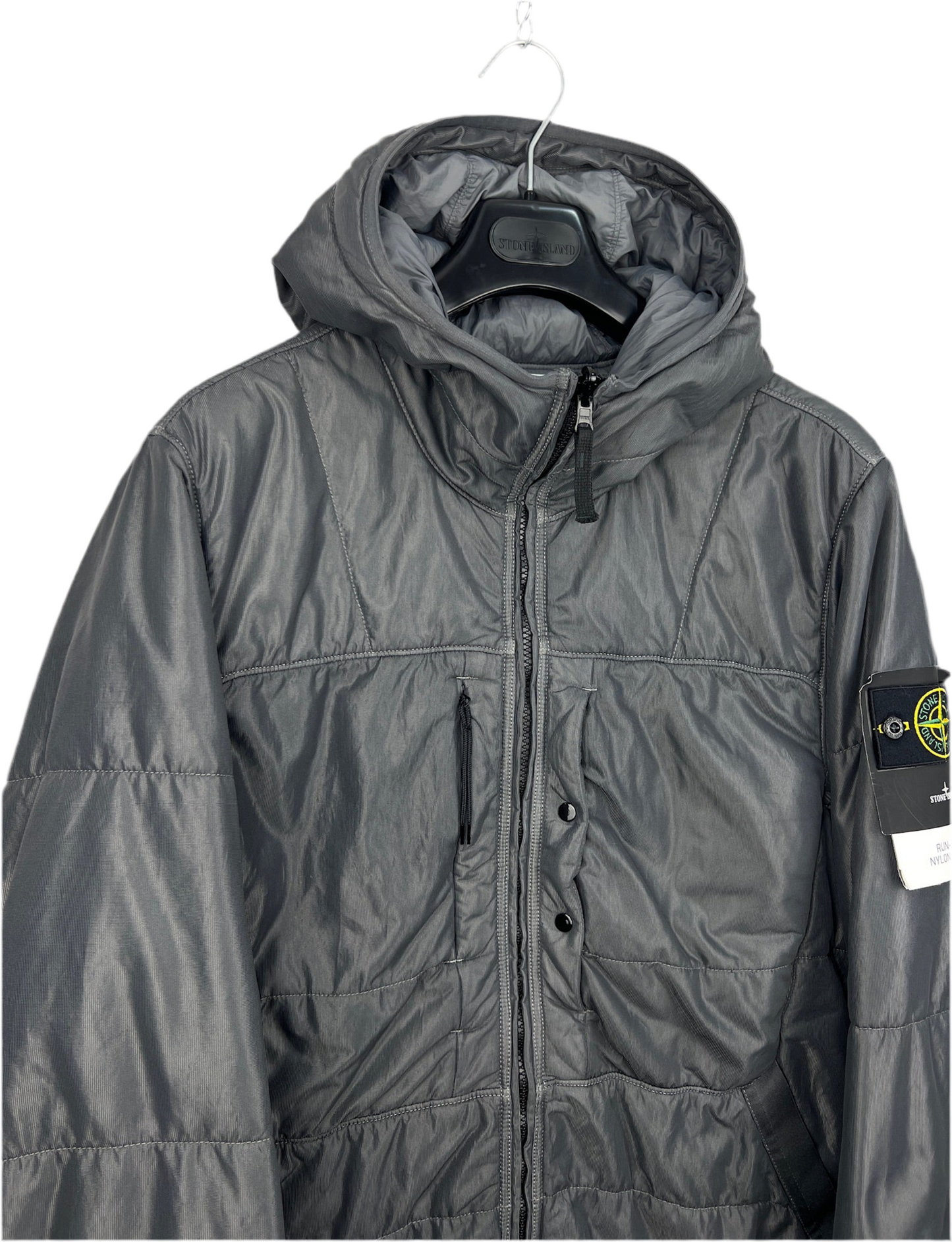 Giacca grigia Run-Proof Nylon Mesh-TC Capo Campionario Stone Island nuova - Taglia L