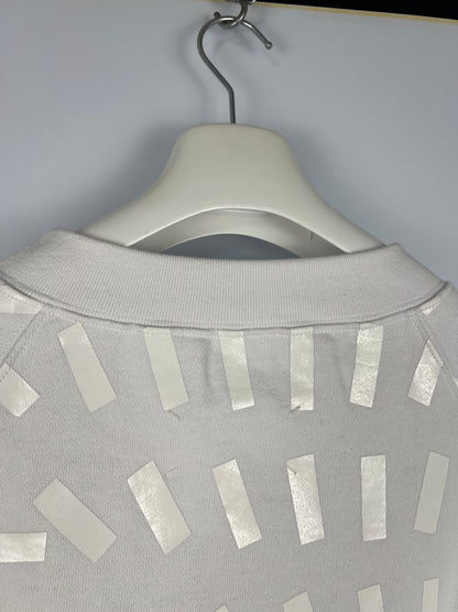 Felpa bianca "Artisanal" Maison Martin Margiela (nuova con cartellino) - Taglia S