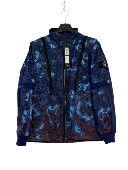 Giacca blu Stone Island Printed Heat Reactive Thermosensitive Fabric (nuova con cartellino) - Taglia L