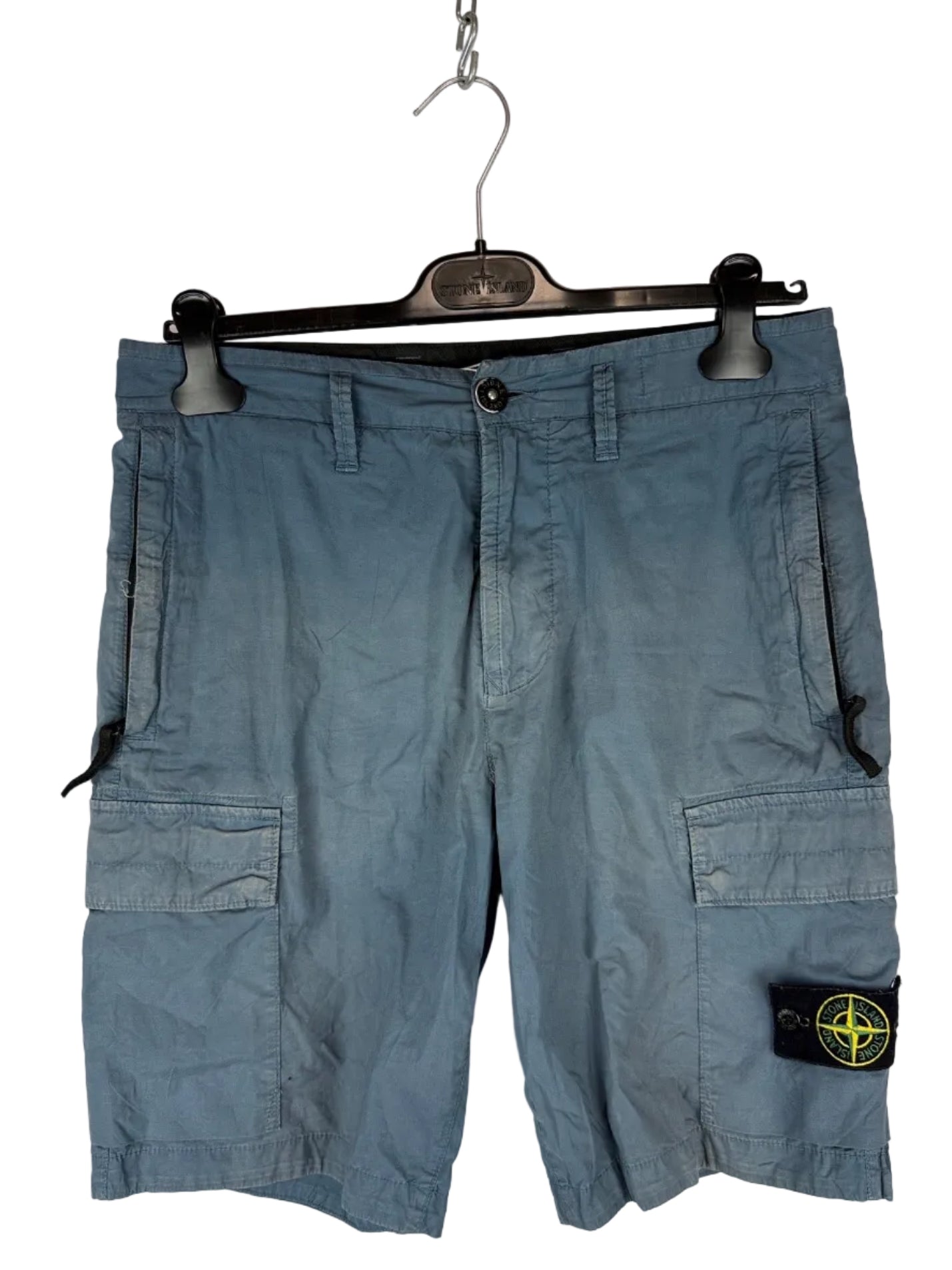 Pantaloncini cargo blu Stone Island - Taglia W28