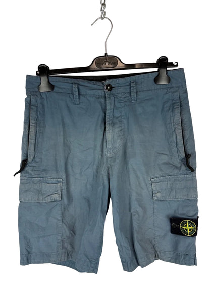 Pantaloncini cargo blu Stone Island - Taglia W28