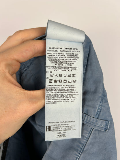Pantaloncini cargo blu Stone Island (nuovi con cartellino) - Taglia W31