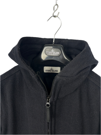 Giacca nera Stone Island "Panno Speciale" - Taglia M