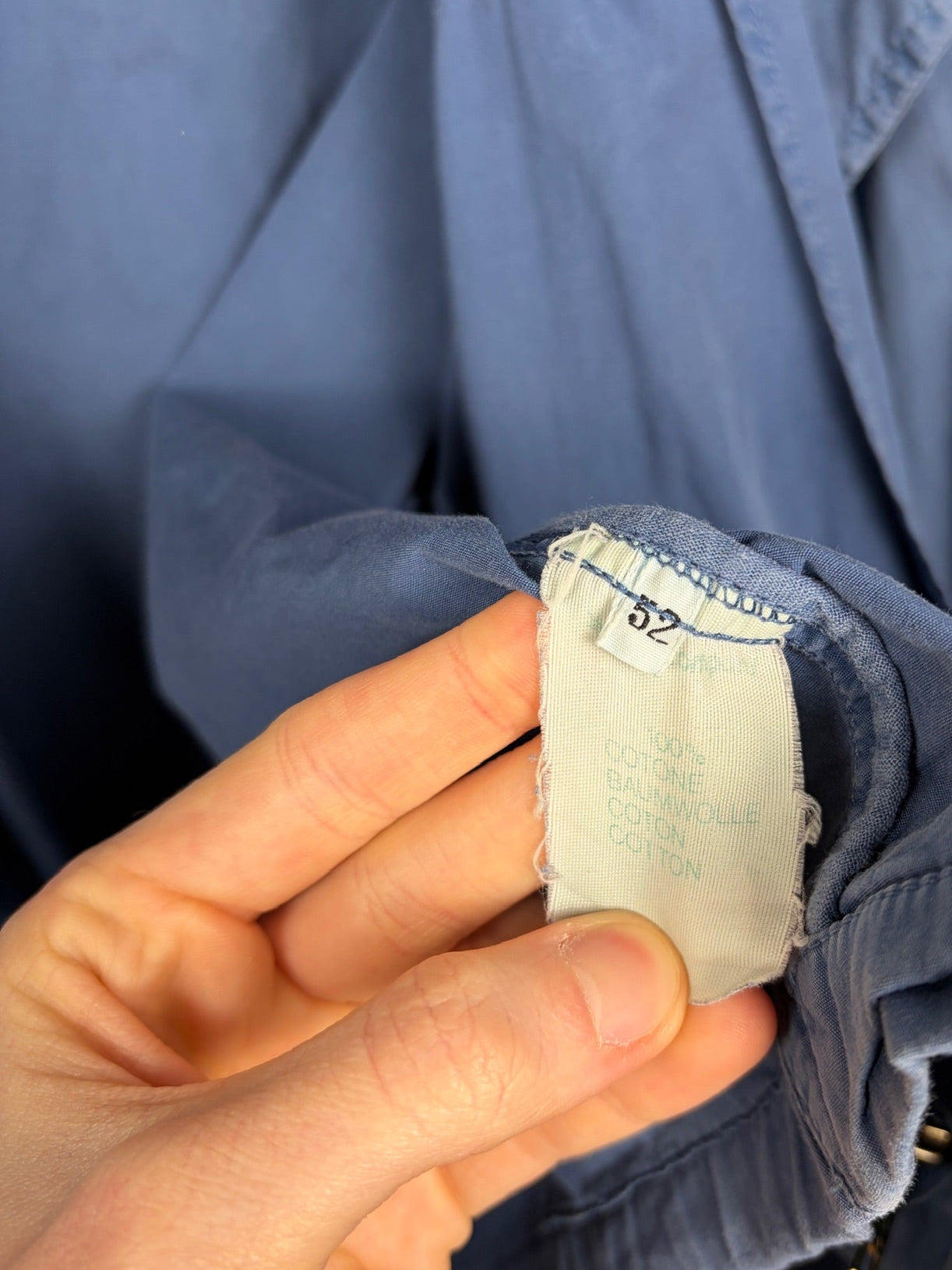 Giacca blu con chiusura zip e bottoni e cappuccio Boneville - Taglia XL