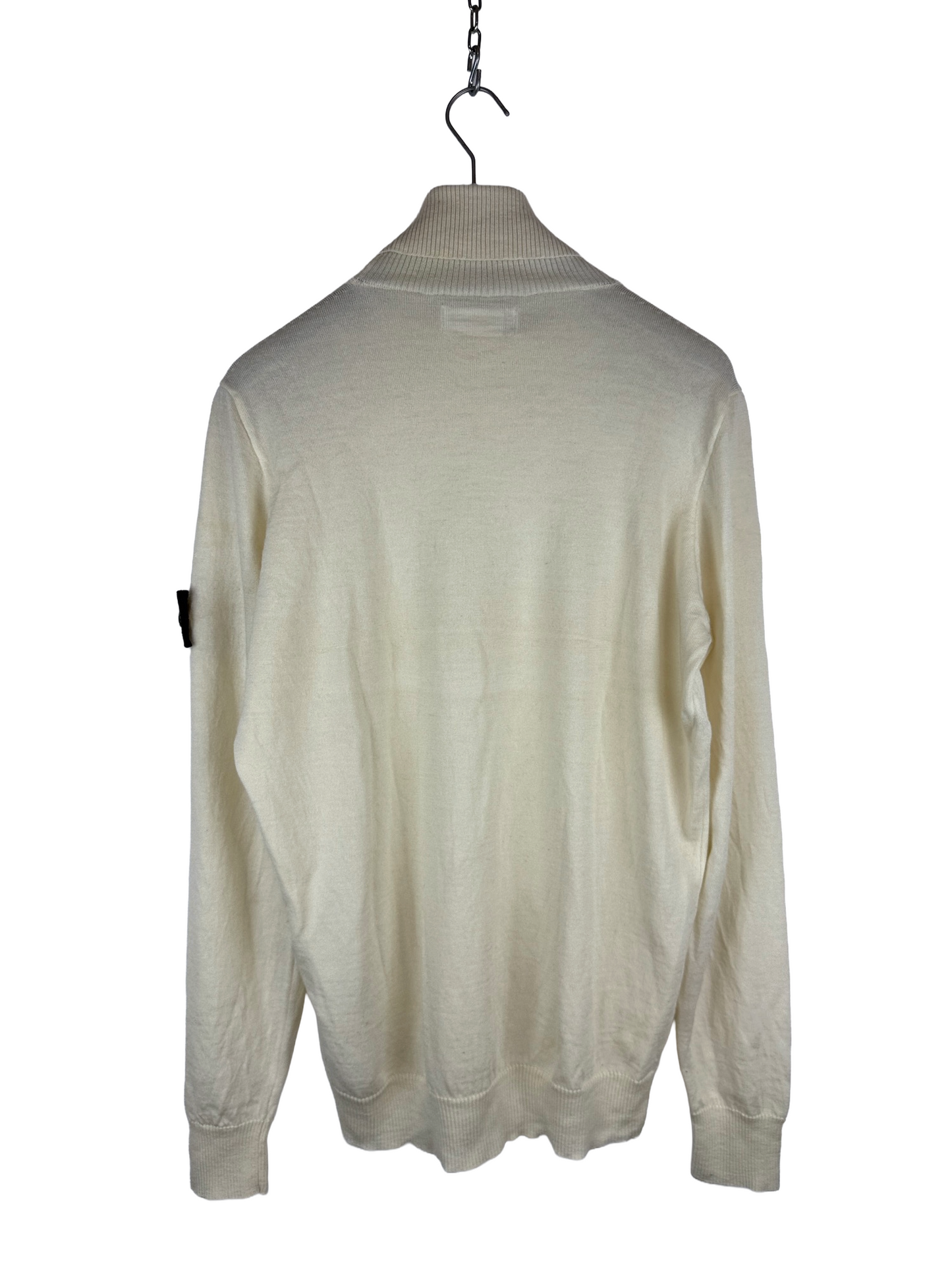 Maglione dolcevita bianco panna Stone Island - Taglia L